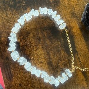 Reliquia White Stone/Crystal Anthropologie Necklace